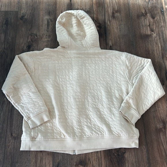 The North Face Women’s Longs Peak Quilted Full-Zip Pullover Cream Ivory Size 2X - Picture 12 of 14
